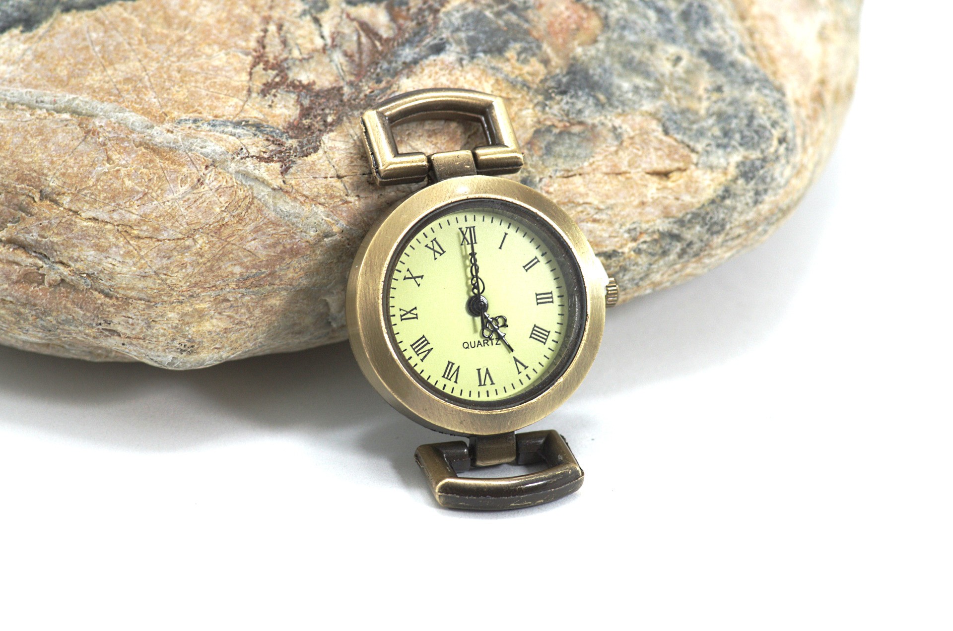 Cadran De Montre Plat Bronze – Diamètre 30 Mm – Pour Customiser Ou Réparer